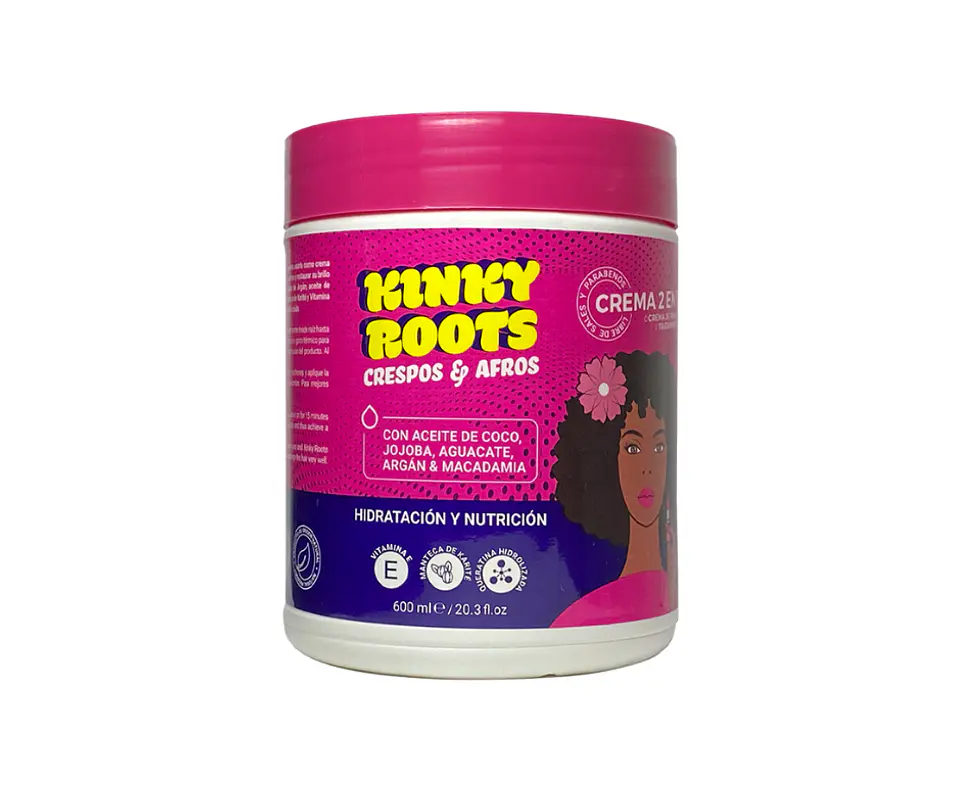 Yuma Kinky Roots Crema de Peinar 2 en 1 1
