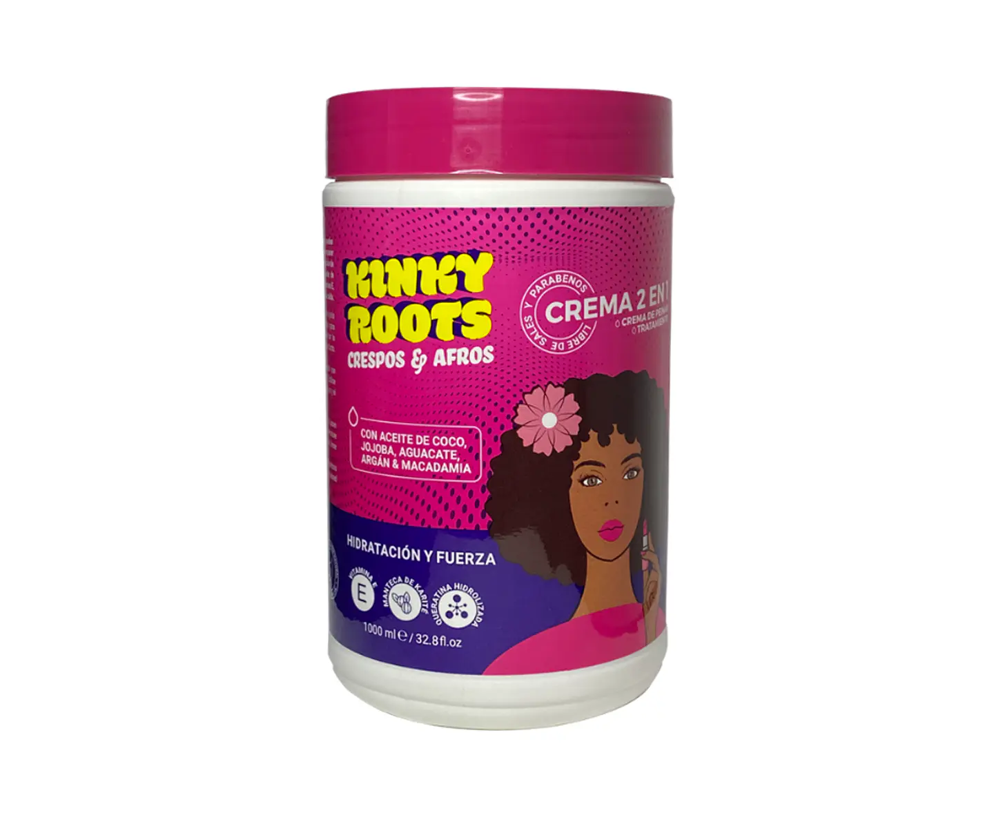 Yuma Kinky Roots Crema de Peinar 2 en 1 2