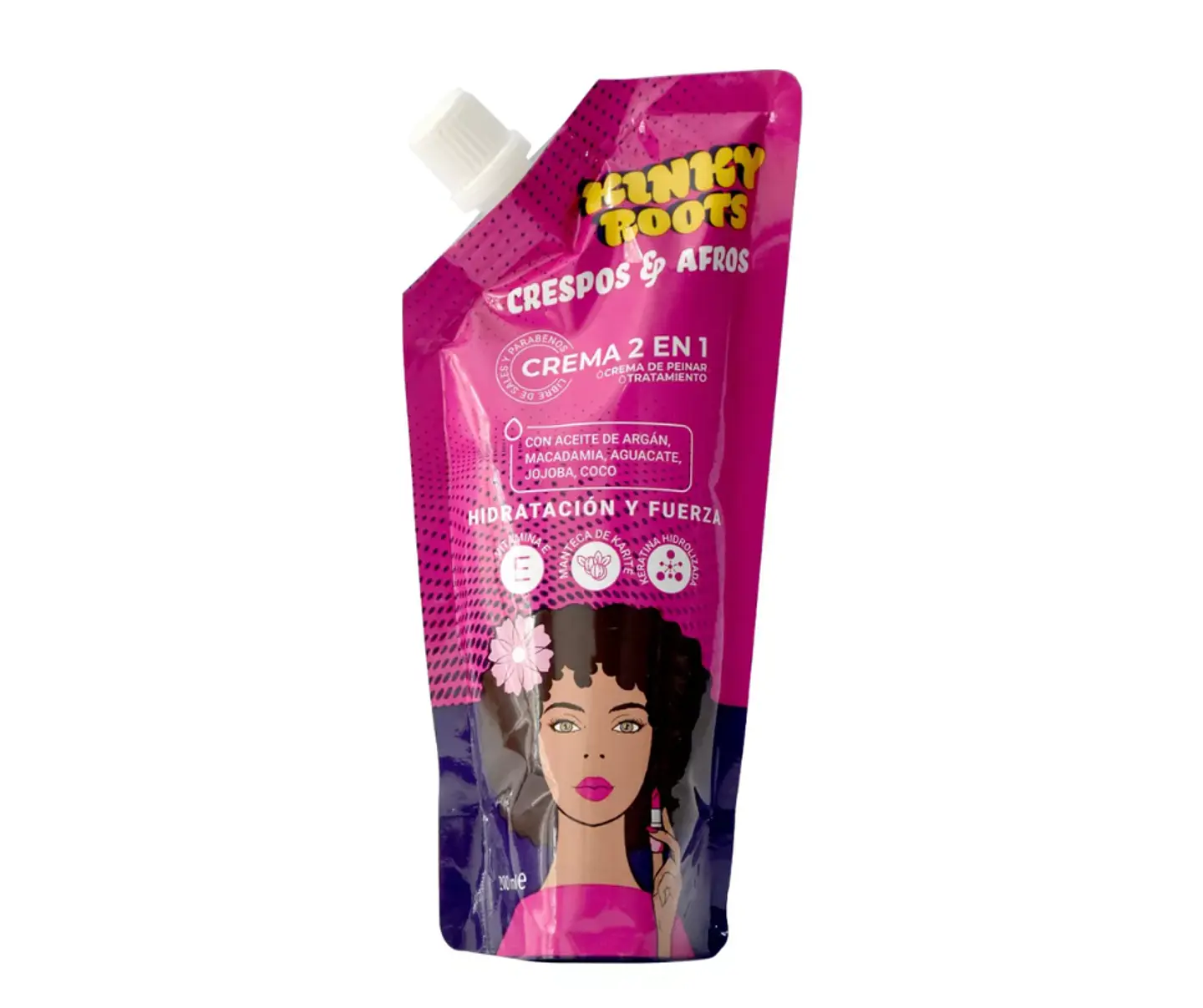 Yuma Kinky Roots Crema de Peinar 2 en 1 3