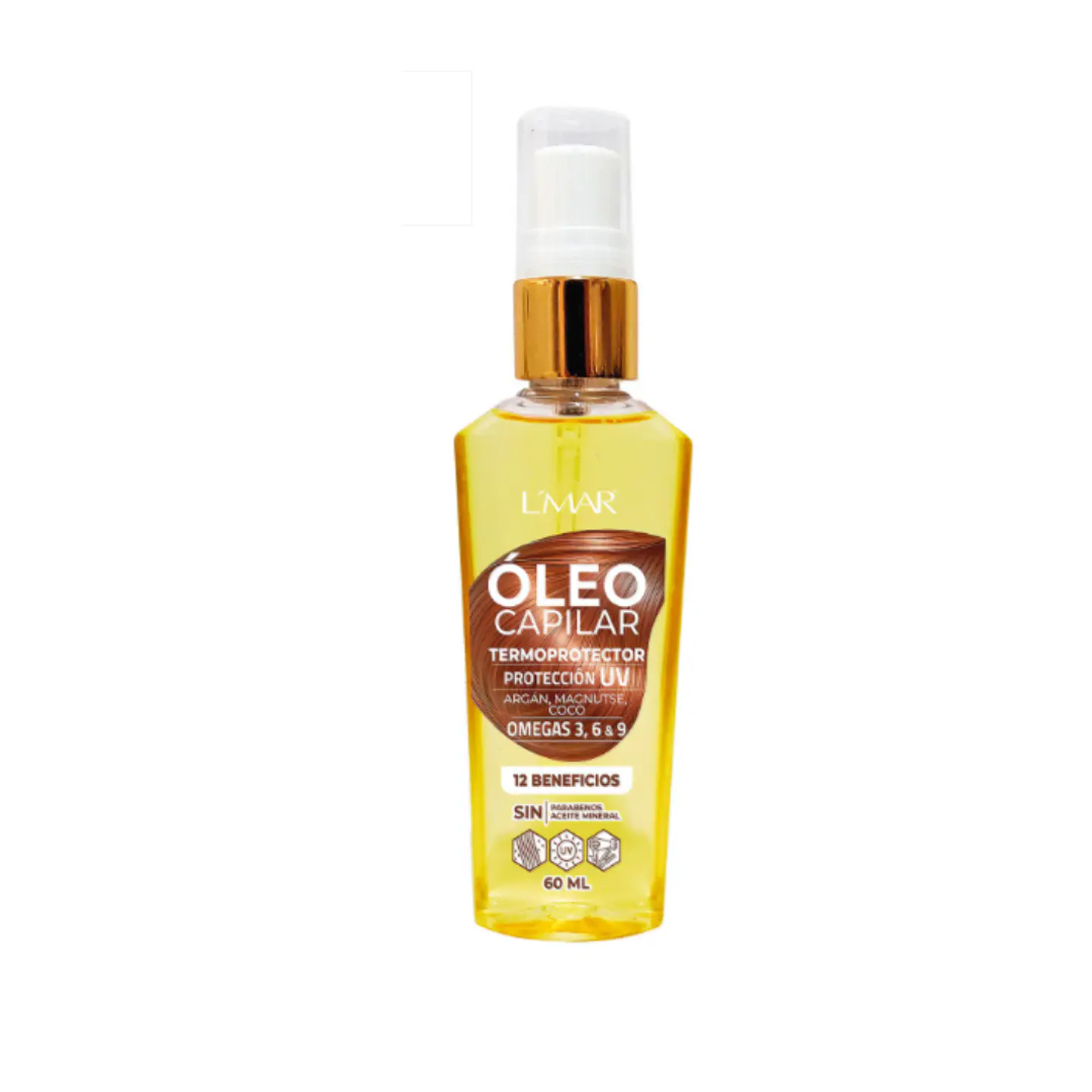 Oleo Termoprotector, filtro UV LMAR 60ml 1