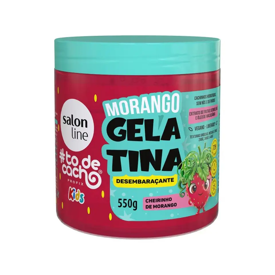 Salon Line  Gelatina Fresa  / Morango 550g 1