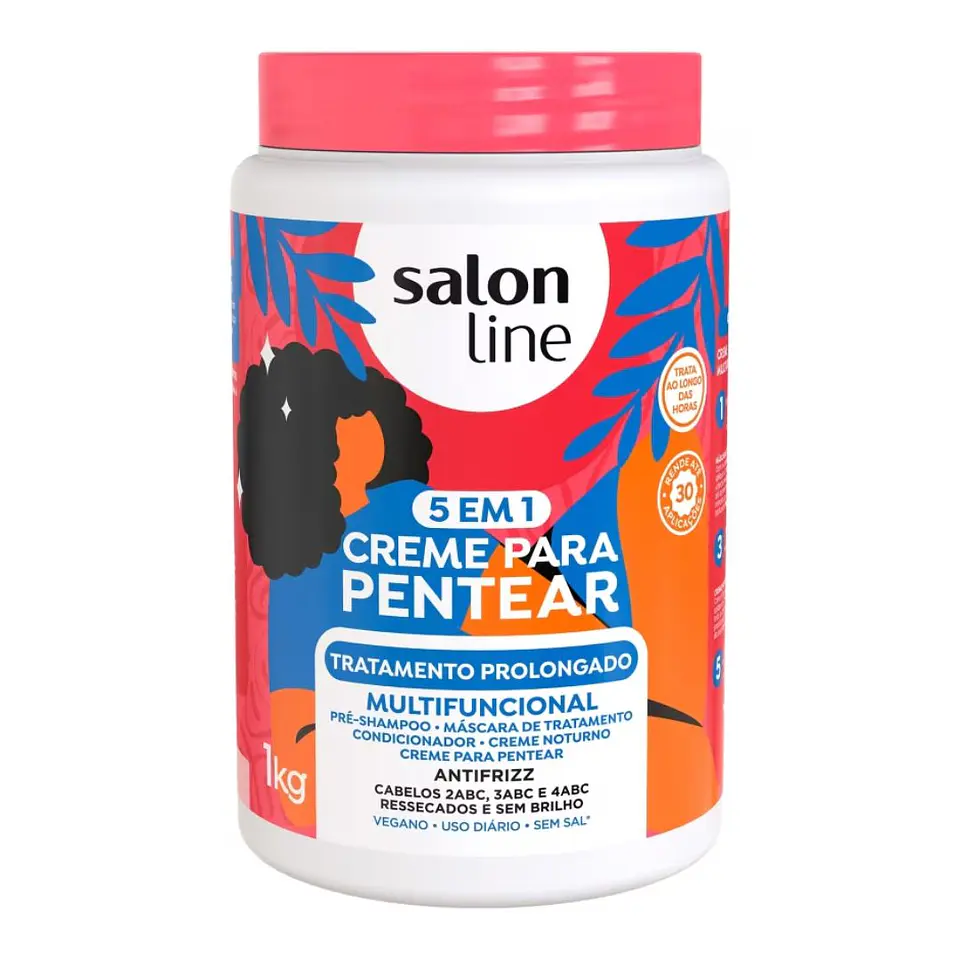 Salon Line Crema de peinar 5 en 1 tratamiento prolongado 1