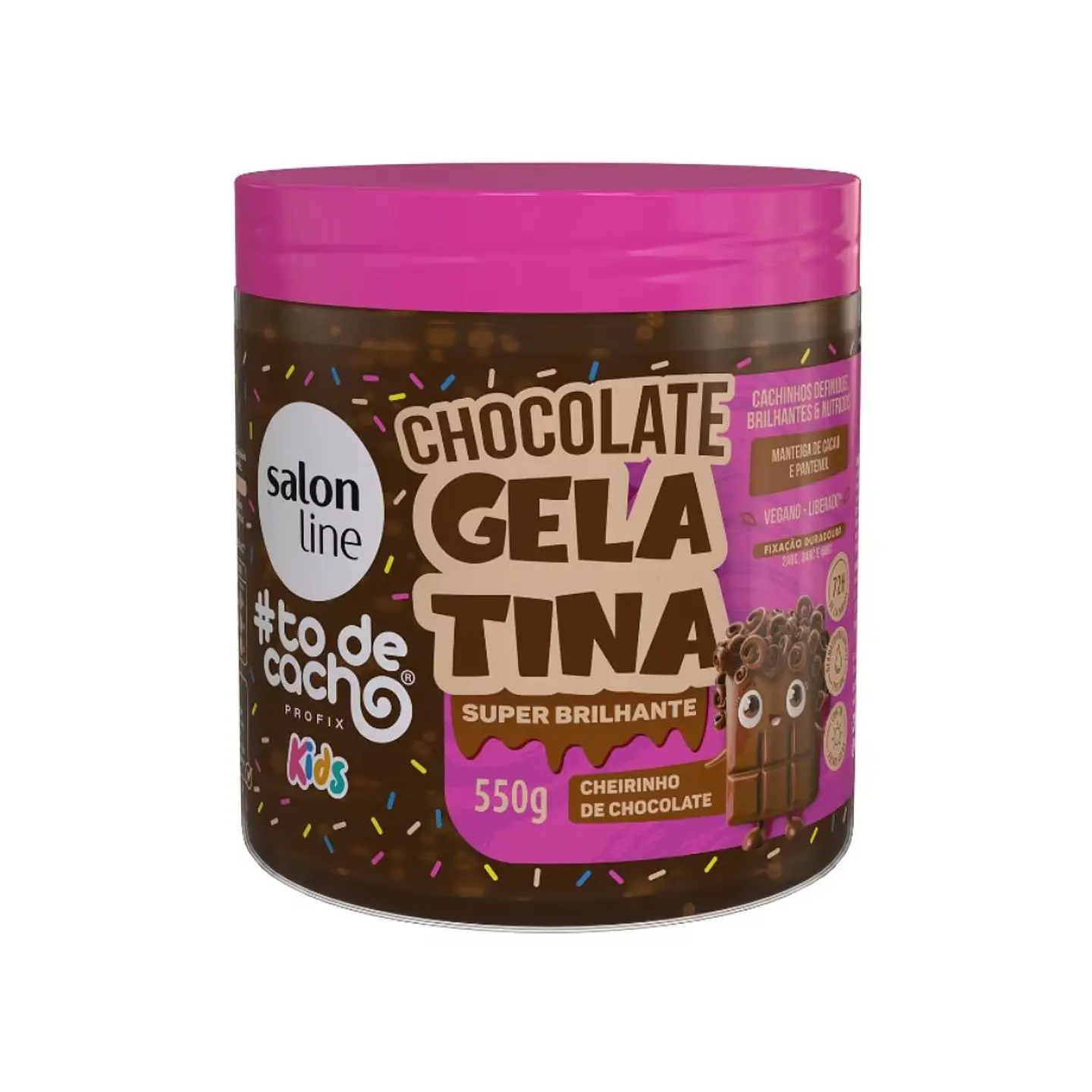 Salon line Gelatina Chocolate 550g 1