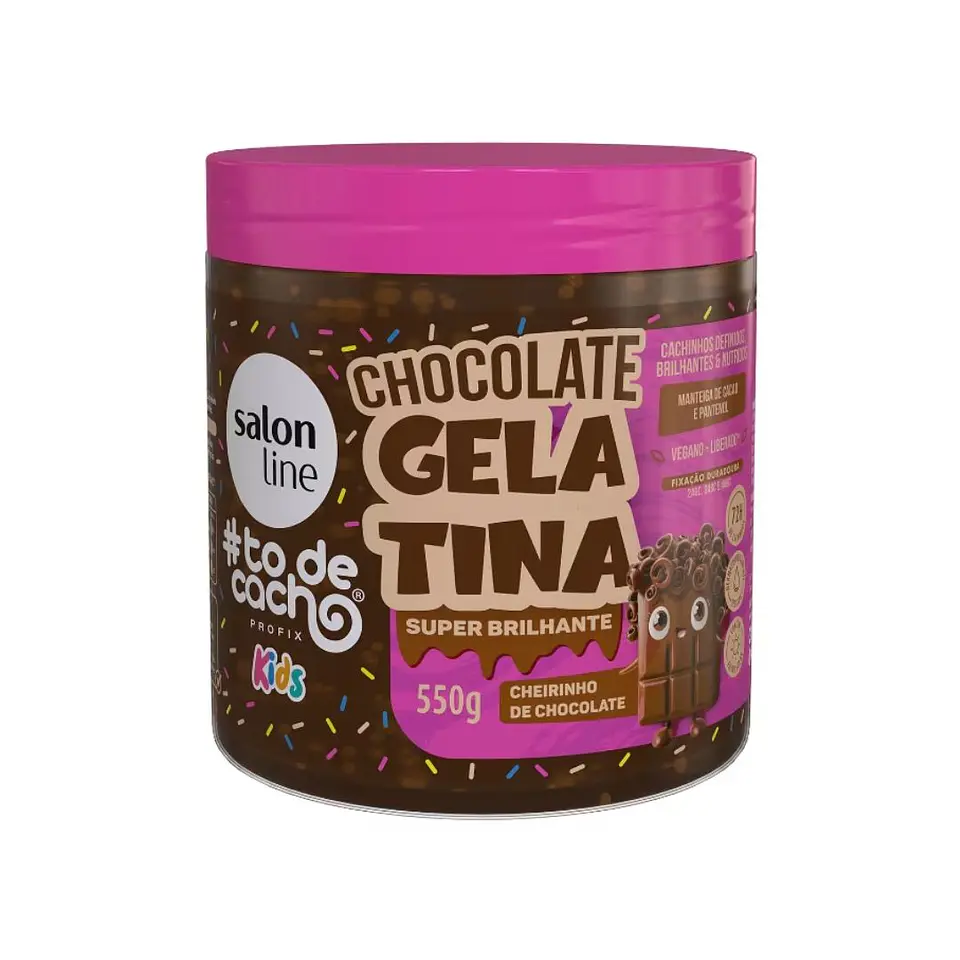 Salon line Gelatina Chocolate 550g 1