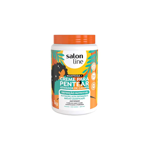 Salon Line Crema de Peinar DEFINICION NUTRITIVA ( Manteca )