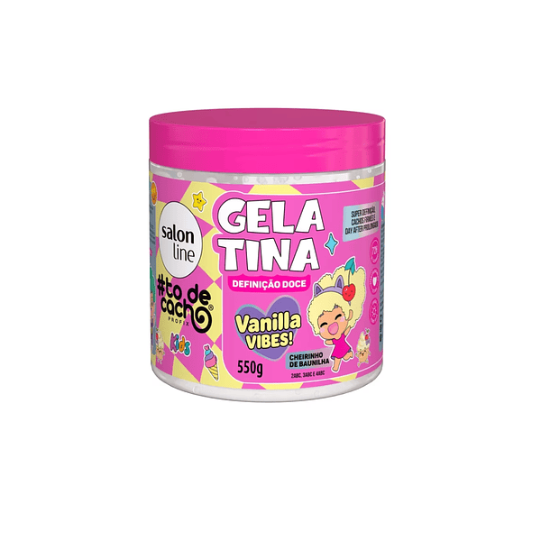 SALON LINE GELATINA VANILLA VIBES 550G 
