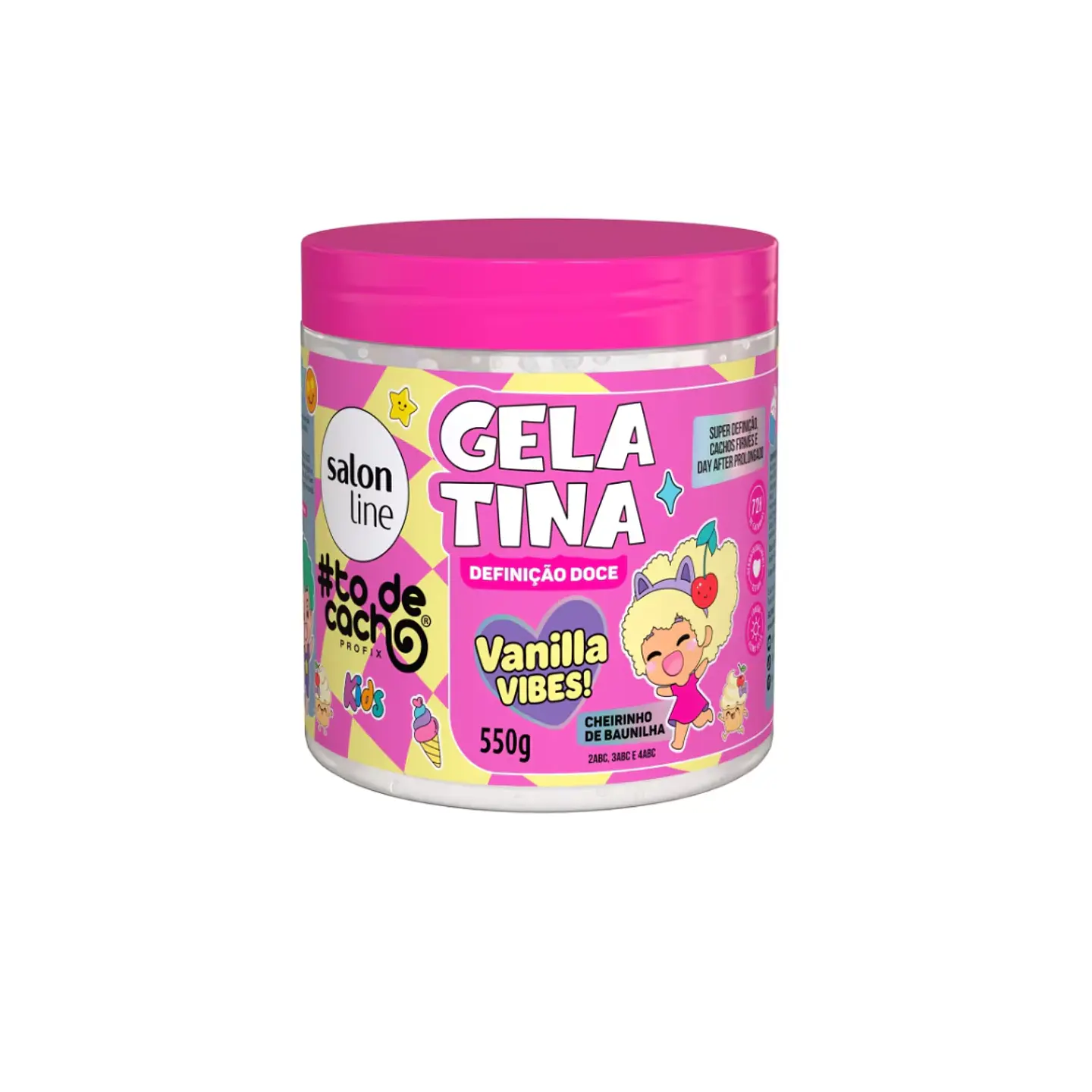 SALON LINE GELATINA VANILLA VIBES 550G  1