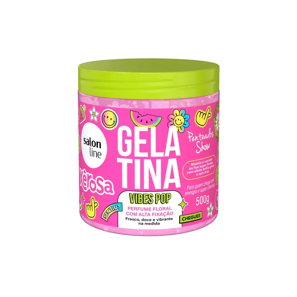 SALON LINE GELATINA XEROSA VIBES POP 550G 1