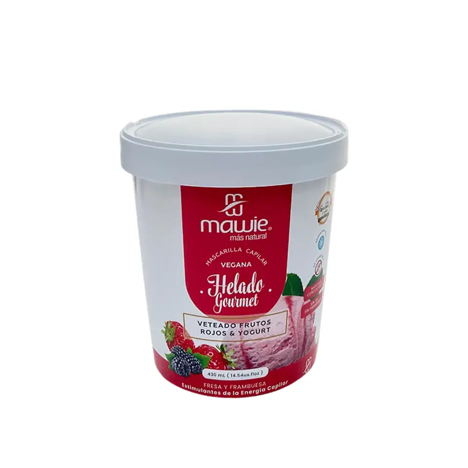 Helado Capilar Frutos Rojos Mawie x 430ml 1