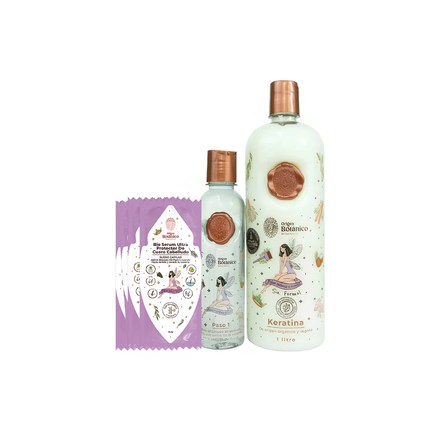 Kit de keratina evolución 1litro - 8 personas (grande) 1