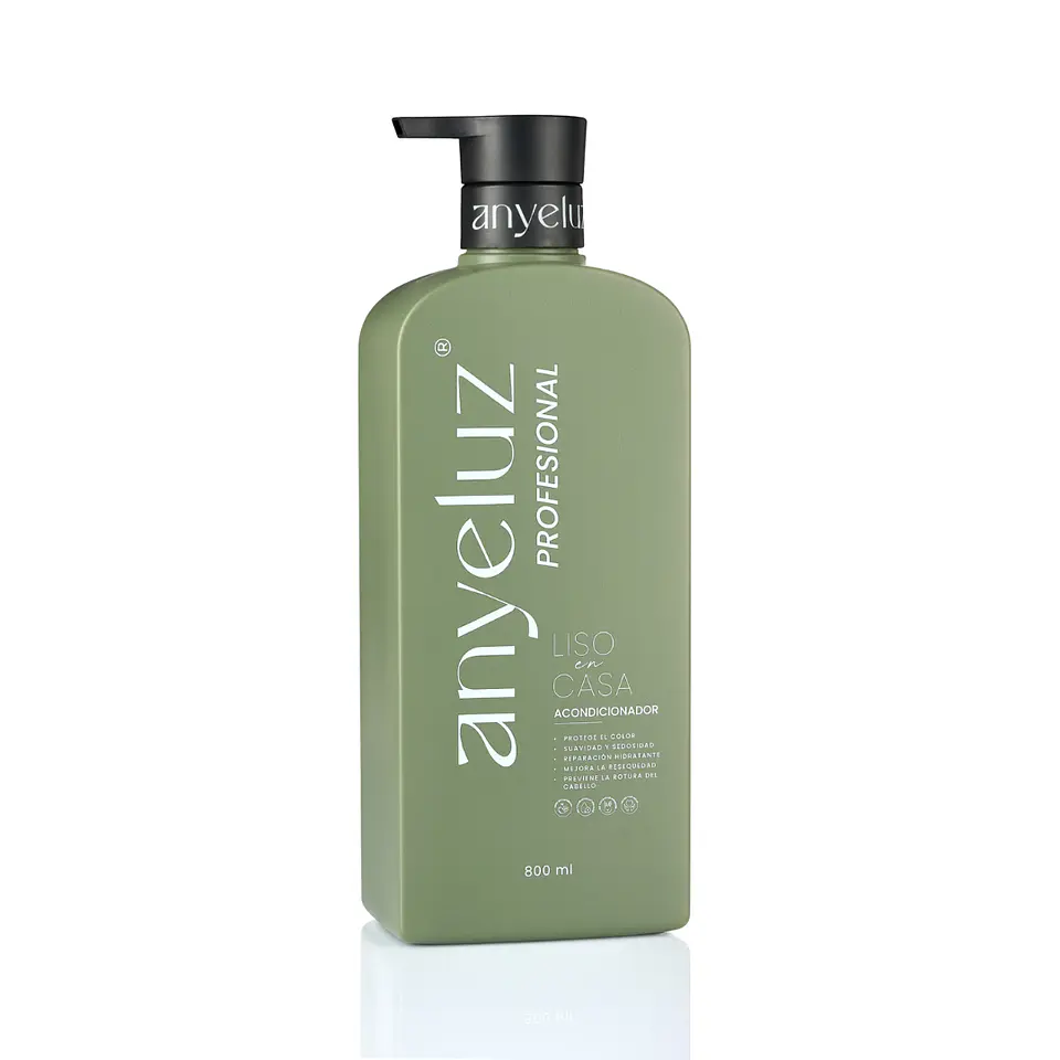 Anyeluz Acondionador Liso en Casa Profesional  800ml 1