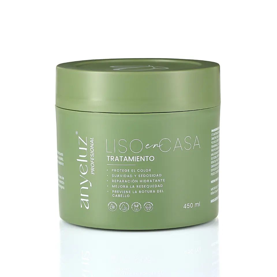 Anyeluz Tratamiento Profesional Liso en Casa  450ml 1