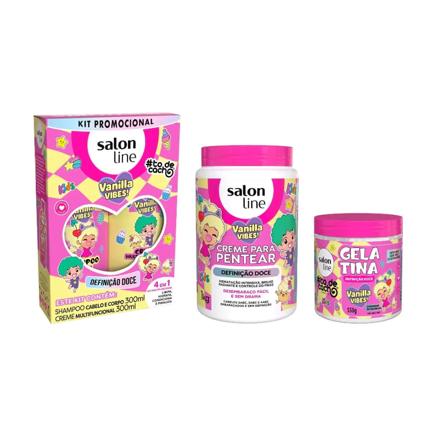 Salon line Kit Vainilla Vibes 4productos 1