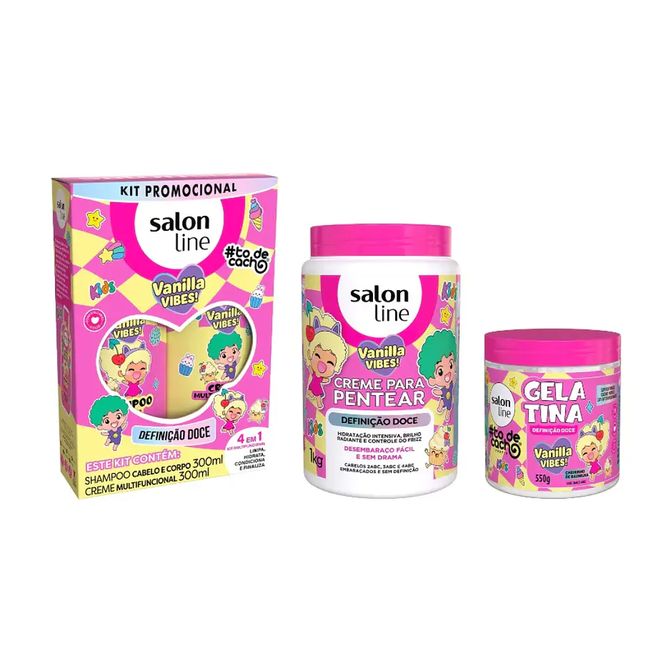 Salon line Kit Vainilla Vibes 4productos 1