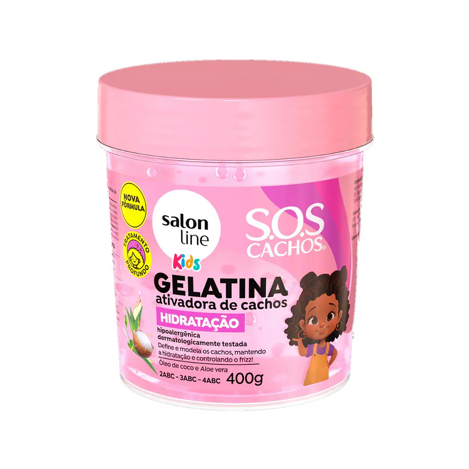 Salon Line Gelatina Activadora SOS KIDS 400g 1