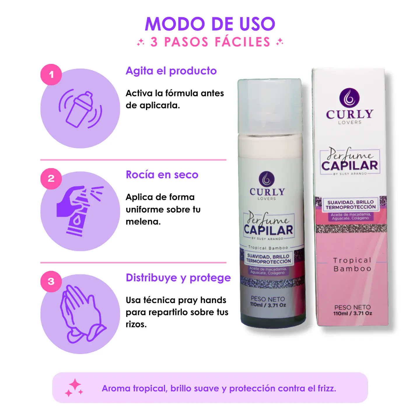 Curly Lovers Perfume Termoprotector 110ml 2