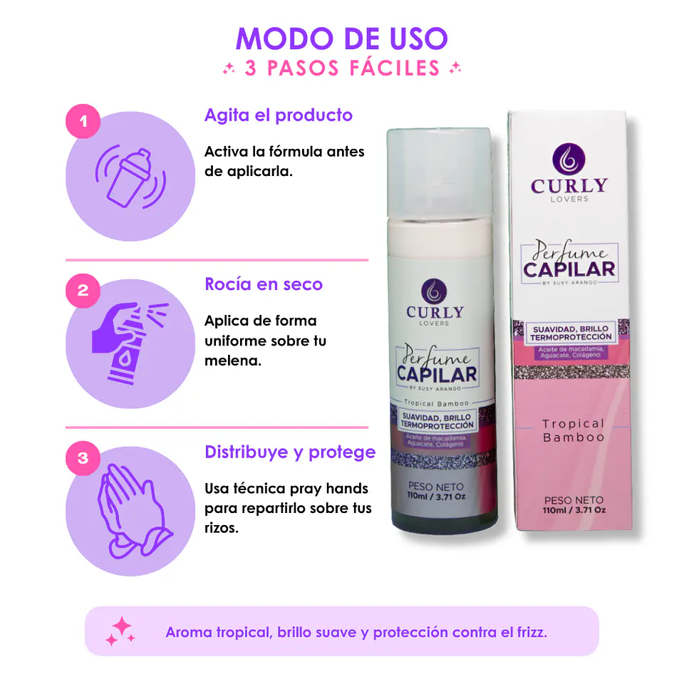Curly Lovers Perfume Termoprotector 110ml 2