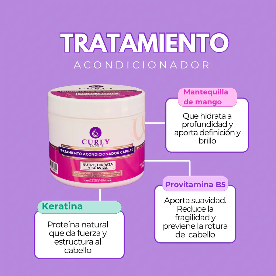 Curly Lovers Acondicionador 300g 2
