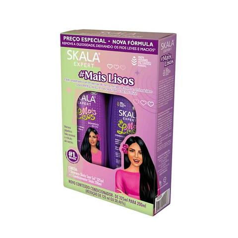 SKALA Kit Shampoo y Acondicionador MAIS LISOS