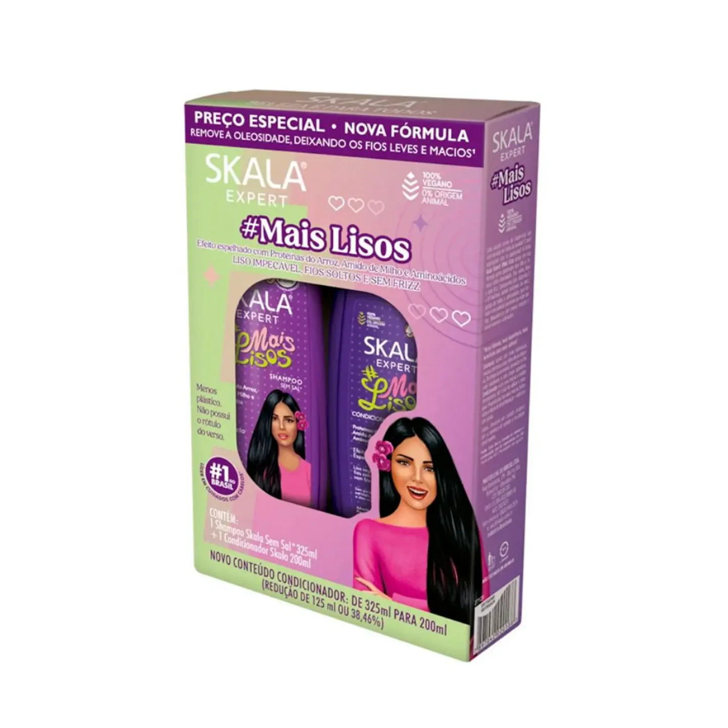SKALA Kit Shampoo y Acondicionador MAIS LISOS 1