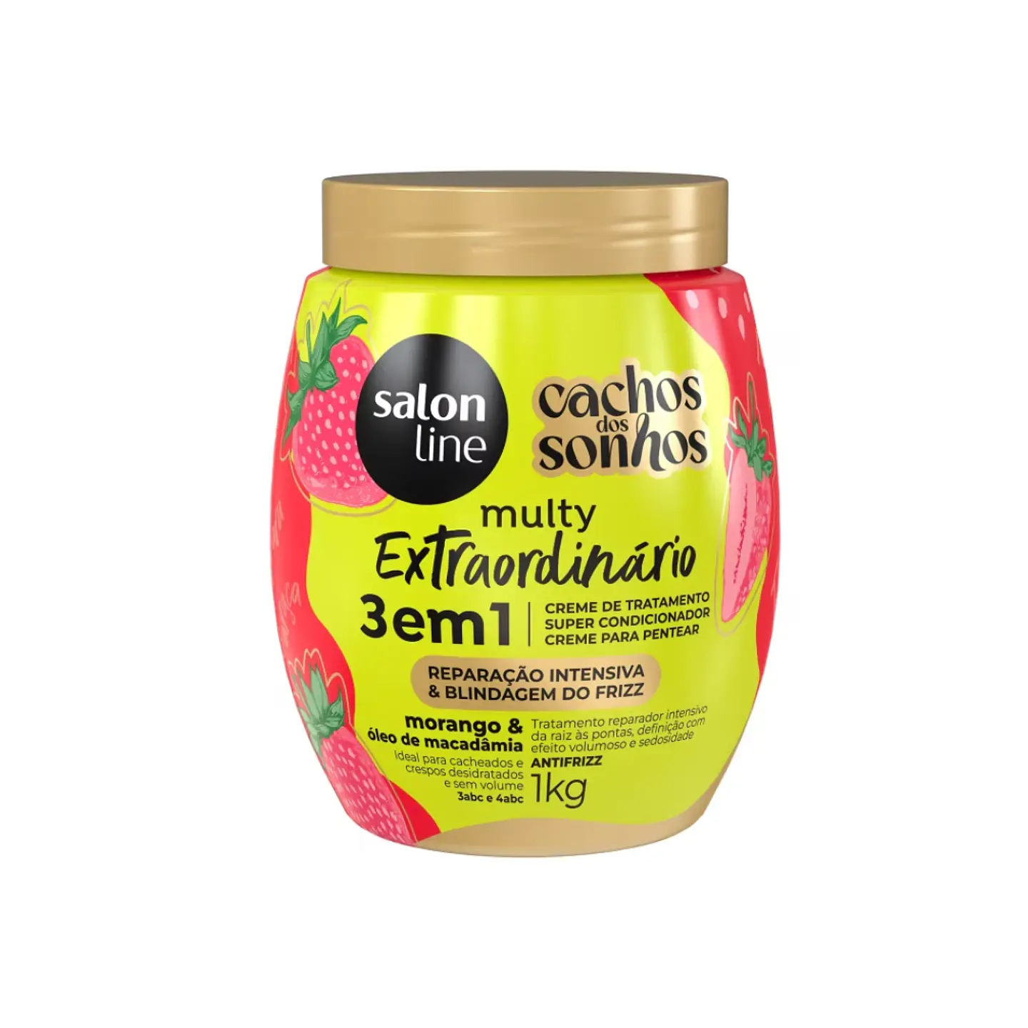 Salon Line Multy Crema Morango 1kg 1