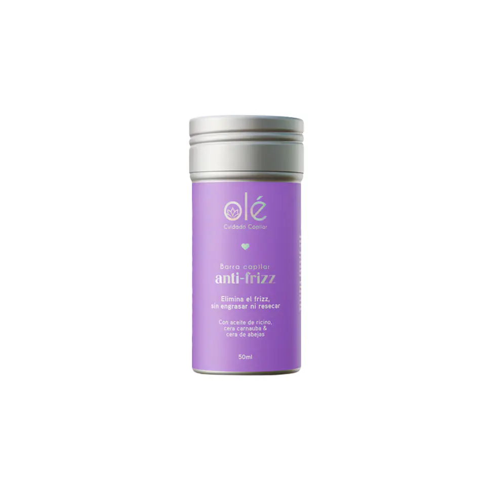 Cera capilar anti-frizz (hair stick anti-frizz) traslúcido x 50 ML Ole Capilar  1