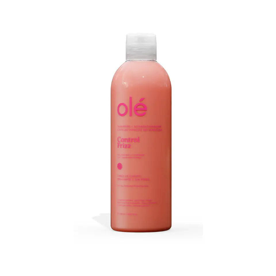  Shampoo + acondicionador capilar vinagre de manzana control frizz 500ml Ole capilar  1