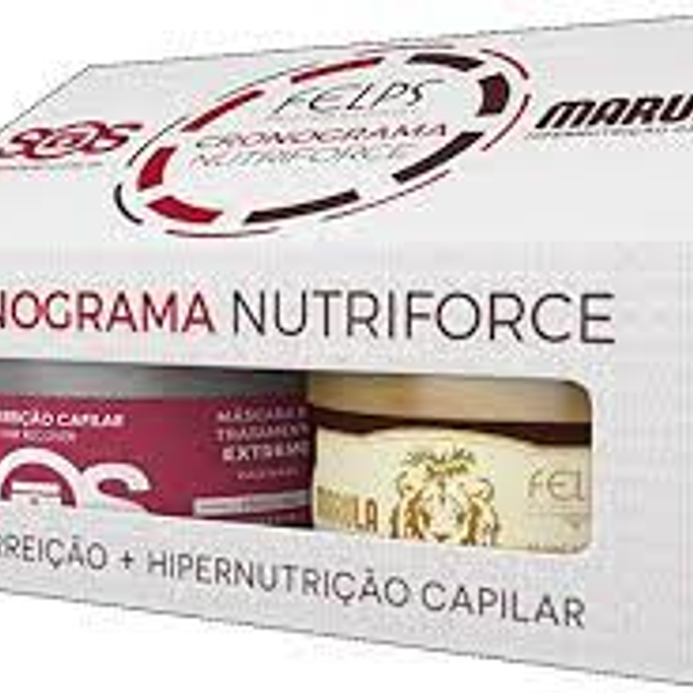 FELPS CRONOGRAMA NUTRIFORCE S.O.S. 300GR + MARULA 300GR