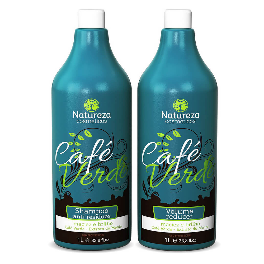 Natureza   ESCOVA CAFE VERDE  2x1000ml