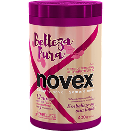 سوبر فود قناع الشعر NOVEX BELLEZA PURA 400gr ، مجموعة 5 قطع