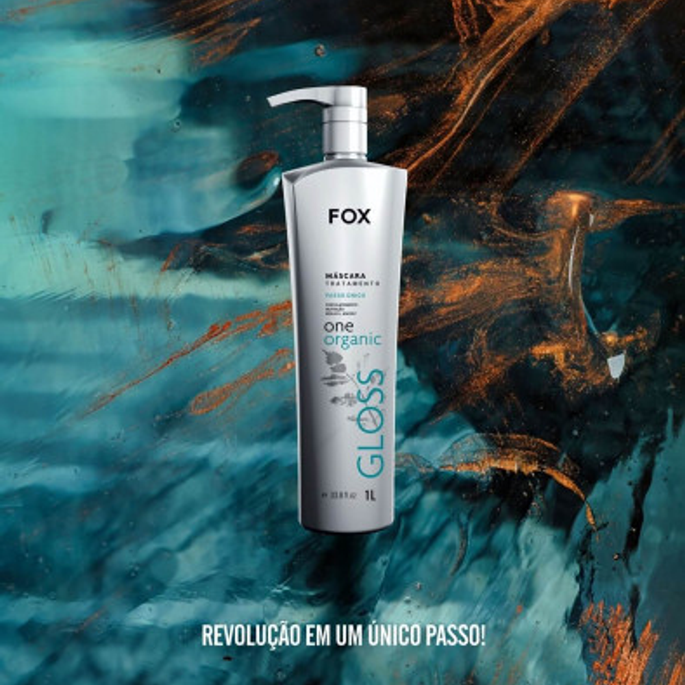 Нанопластика FOX GLOSS ONE ORGANIC (PASSO ÚNICO) 1L