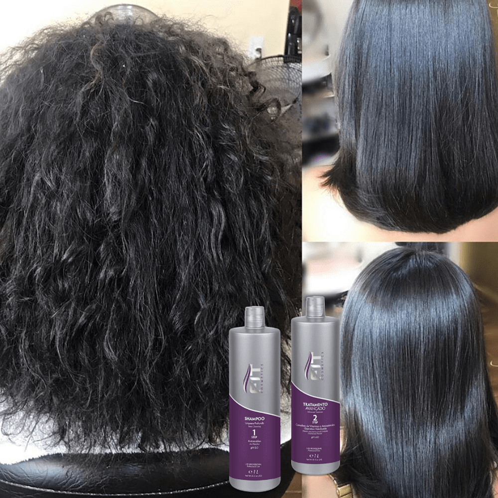 Set Keratin FIT Tratamento Avancado Professional 1000ml*2