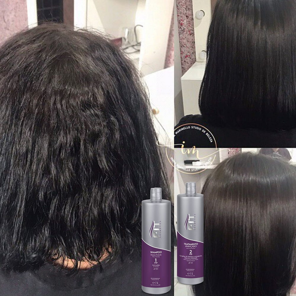 Set Keratin FIT Tratamento Avancado Professional 1000ml*2