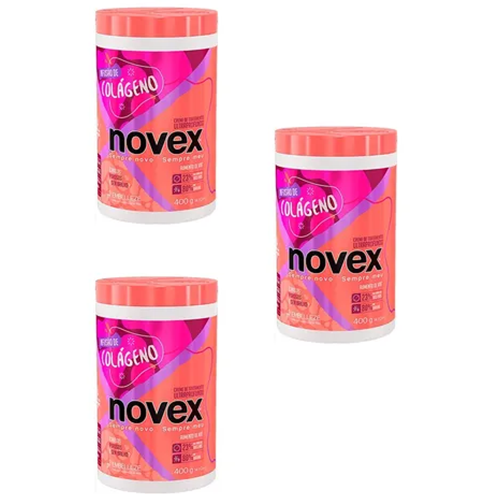 Superfood Mask Novex Infusão de Colágeno 400G, set 5 pcs