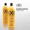  Exoplasty Exo Hair Exoplasty Kit Ultratech Keratin Professionelle Haarglättung (2*1 L)