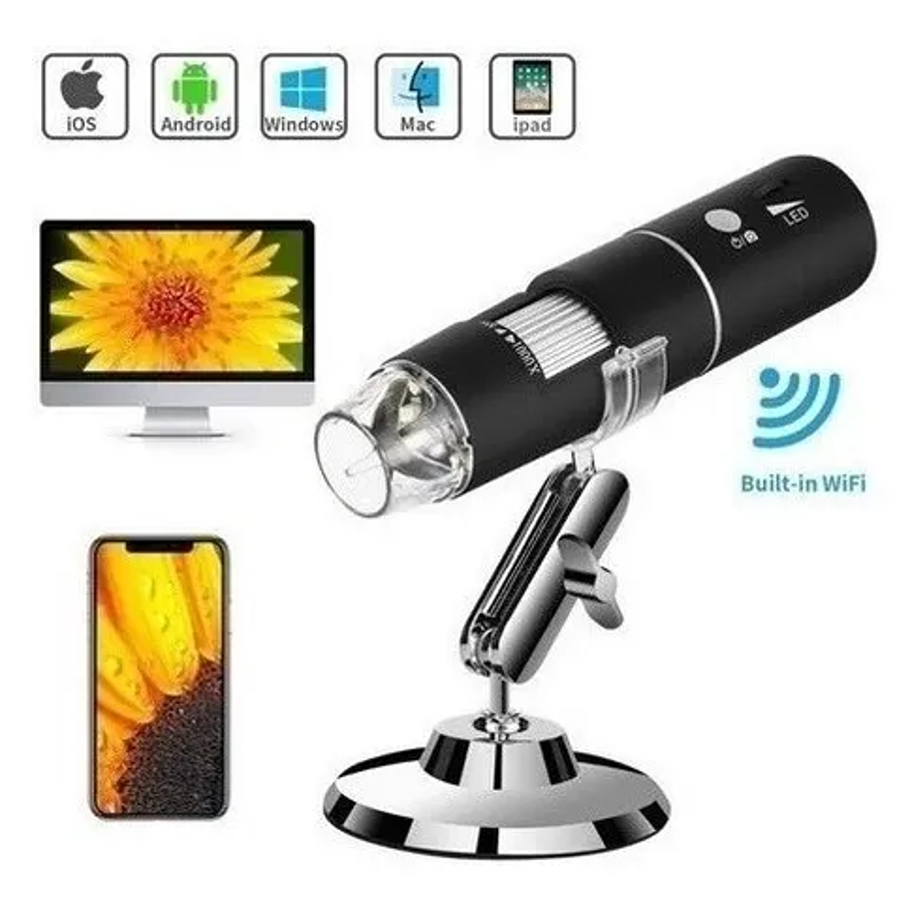 Trichology Scalp Microscope Wifi Wireless Mobile Phone