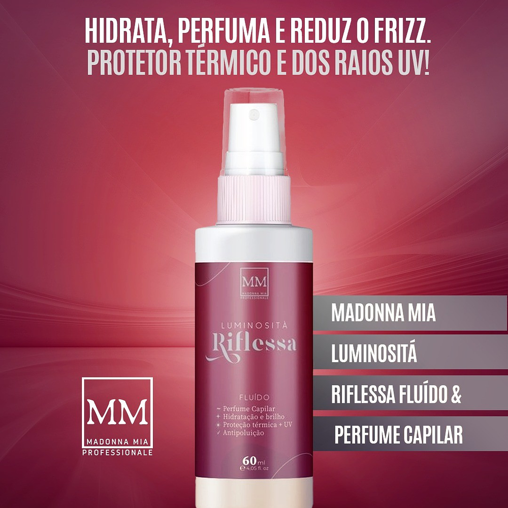 Perfume-Glitter for hair Fluido luminosita riflessa Madonna Mia 60ml