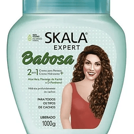 Skala vegane Maske zur Pflege von lockigem Haar 2 Em 1 Babosa 4 Stk.*1 kg