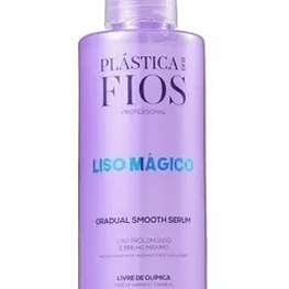 Термоактивная выпрямляющая сыворотка для волос  Cadiveu Liso Mágico Plastica Dos Fios De 215ml 215g