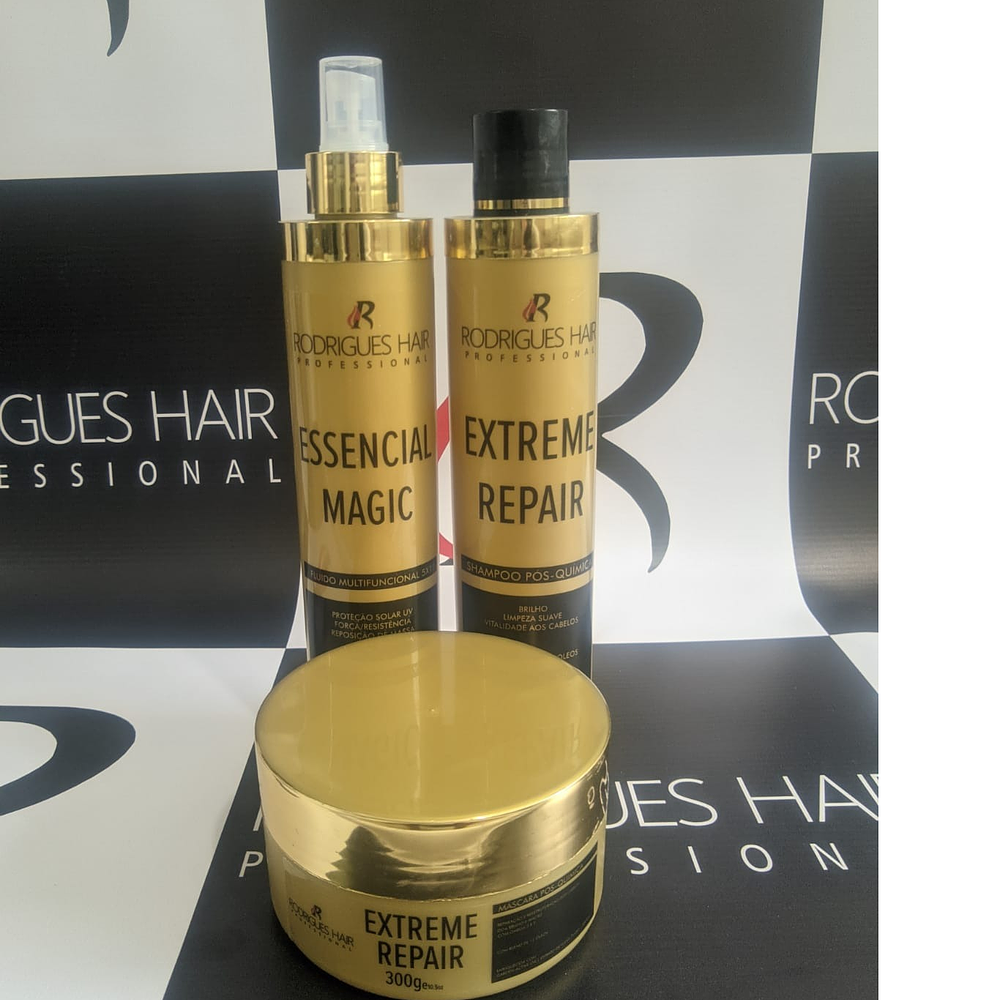 Восстанавливающий Комплекс для домашнего Ухода EXTREME REPAIR от Rodrigues Hair,300ML*3
