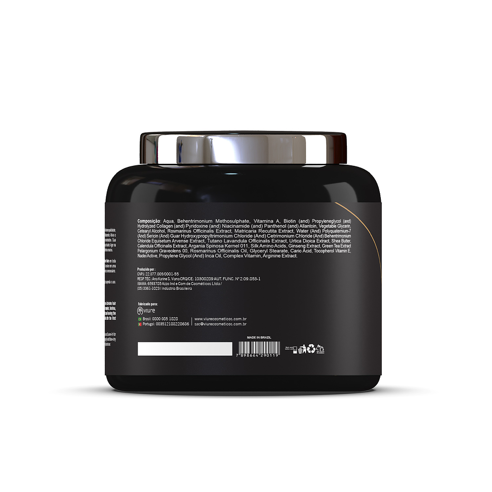 Viure Bio Force mask for intensive restoration and nourishment of damaged hair, 1000 g