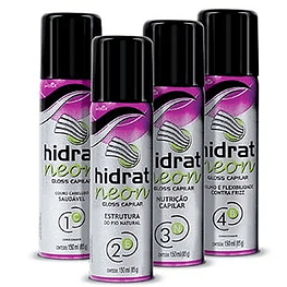 Hidratneon nano hair crystallization set - 4 cartridges