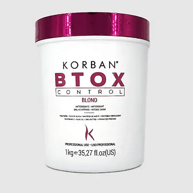Botox BTOX BLOND KORBAN - 1kg