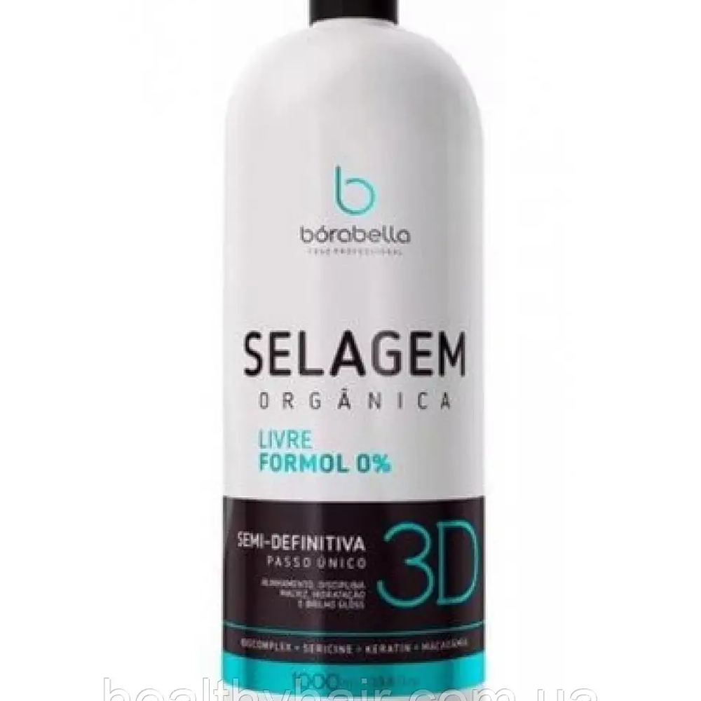 Нанопластика-Герметик для волос Borabella Selagem 3D, 1000 мл