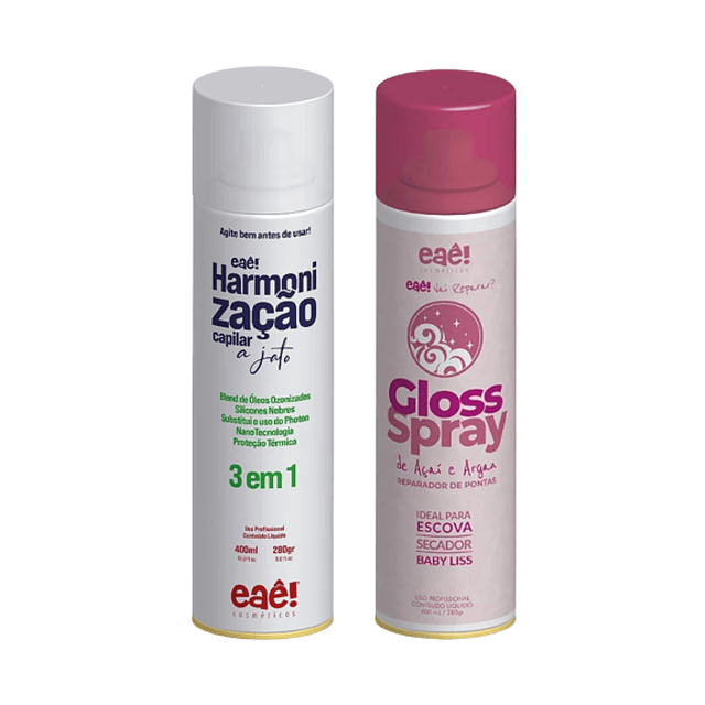 Продукты для Кристализации волос Harmonizacao+Gloss Spray 400gr*2