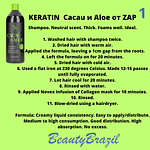 Keratin Cacau and Aloe by ZAP, 1L