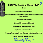 Keratin Kakao und Aloe von ZAP, 1L