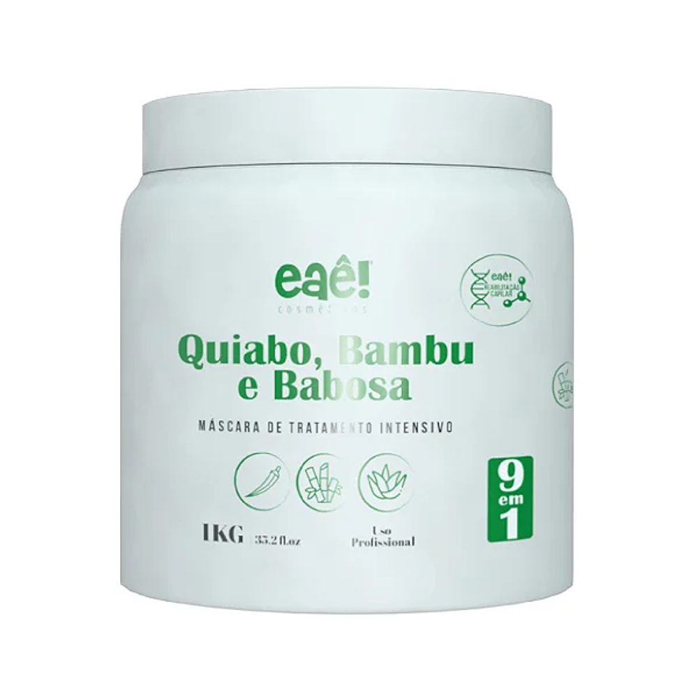 Care mask Quiabo, Bambu e Babosa, EAE 1kg