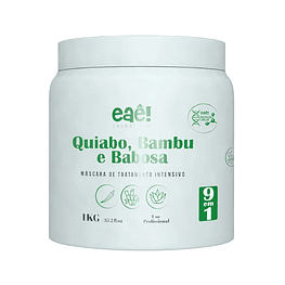 قناع العناية Quiabo، Bambu e Babosa، EAE 1kg
