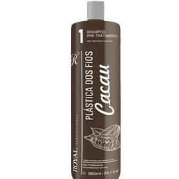PLÁSTICA DOS FIOS CACAU Deep Cleansing Shampoo by Royal Cosmeticos, 1l